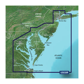 Garmin microSD/SD card: VUS038R - New York-New Jersey to Chesapeake