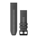 Garmin QuickFit 26 Watch Bands. Slate Gray Silicone-1