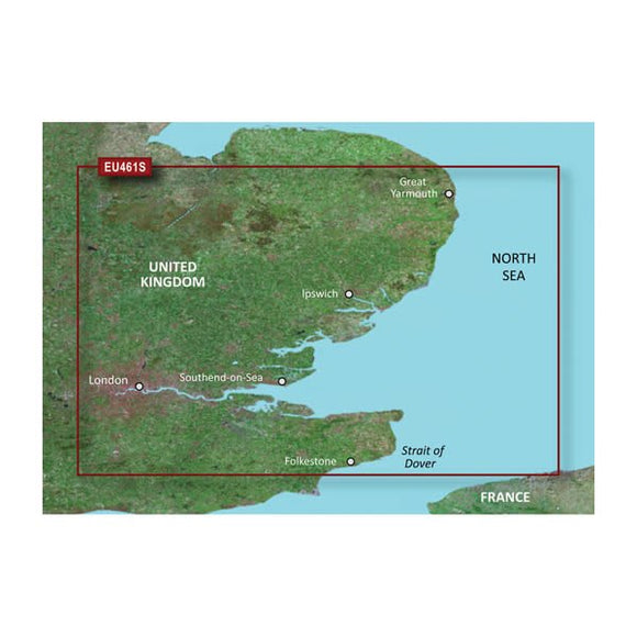Garmin microSD/SD card: VEU461S-Thames Estuary
