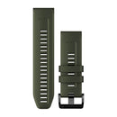 Garmin QuickFit 26 Watch Bands. Moss Silicone-1