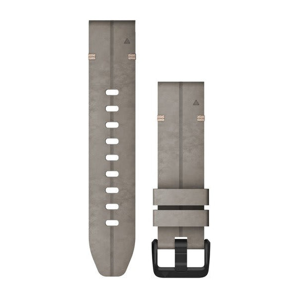 Garmin QuickFit 20 Watch Bands. Shale Gray Suede Leather