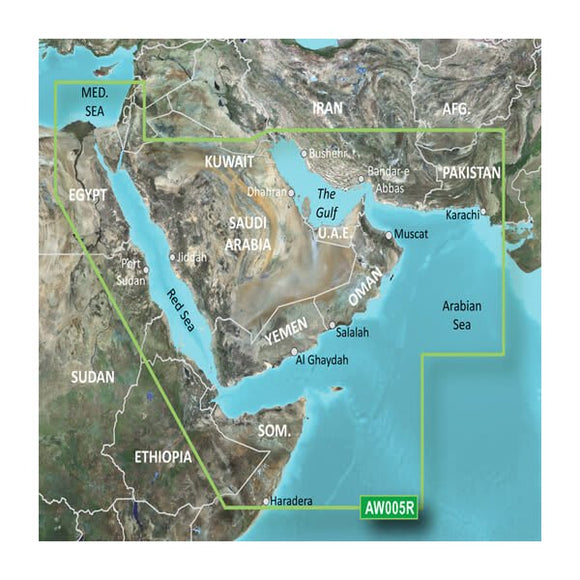 Garmin microSD/SD card: HXAW005R - The Gulf and Red Sea