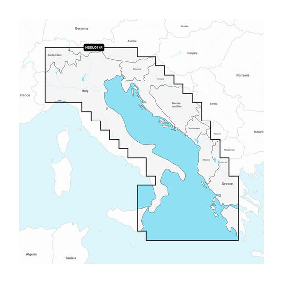 Garmin Italy. Adriatic Sea - Marine Charts