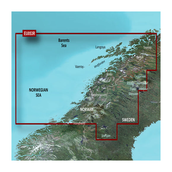Garmin microSD/SD card: HXEU053R - Trondheim-Troms