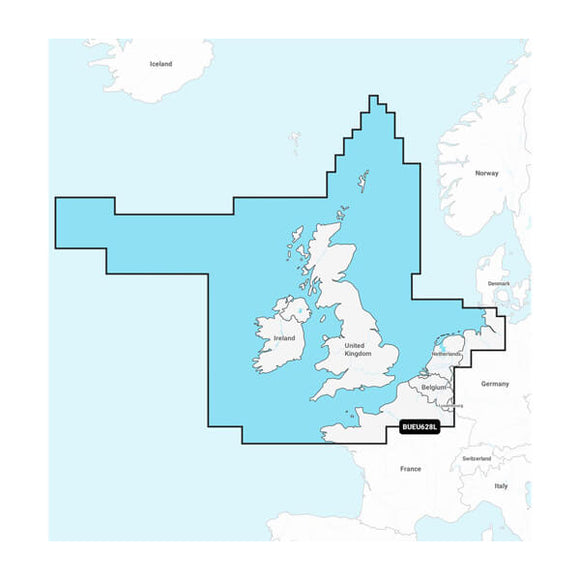 Garmin Garmin Navionics+ UK. Ireland & Holland Built-in Update. microSD/SD and O