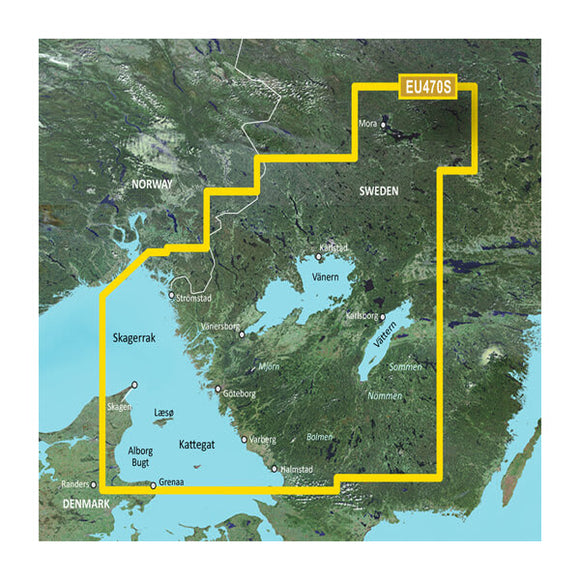 Garmin microSD/SD card: VEU470S-Stromstad to Halmstad