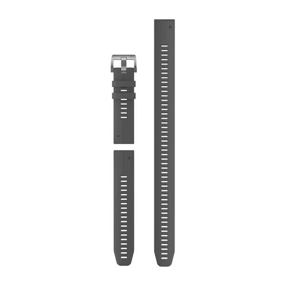 Garmin QuickFit 22 Watch Bands. Slate Gray Silicone (3-piece Dive Set)