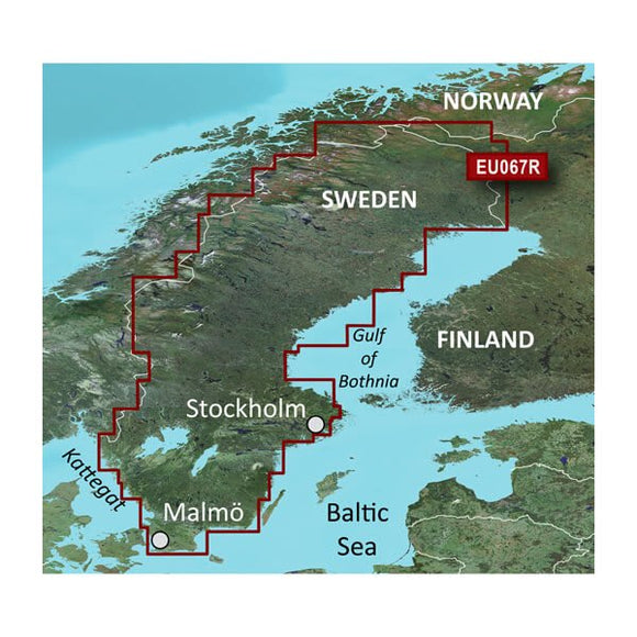 Garmin microSD/SD card: HXEU067R - Sweden Inland Waters