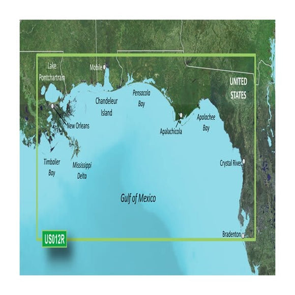 Garmin microSD/SD card: VUS012R-Tampa-New Orleans
