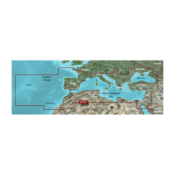 Garmin microSD/SD card: VEU723L - Southern Europe