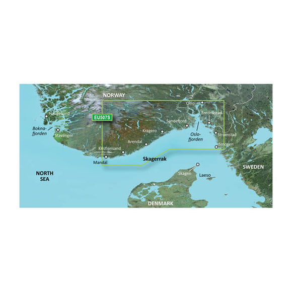 Garmin microSD/SD card: VEU507S - Oslo-Mandal-Smogen