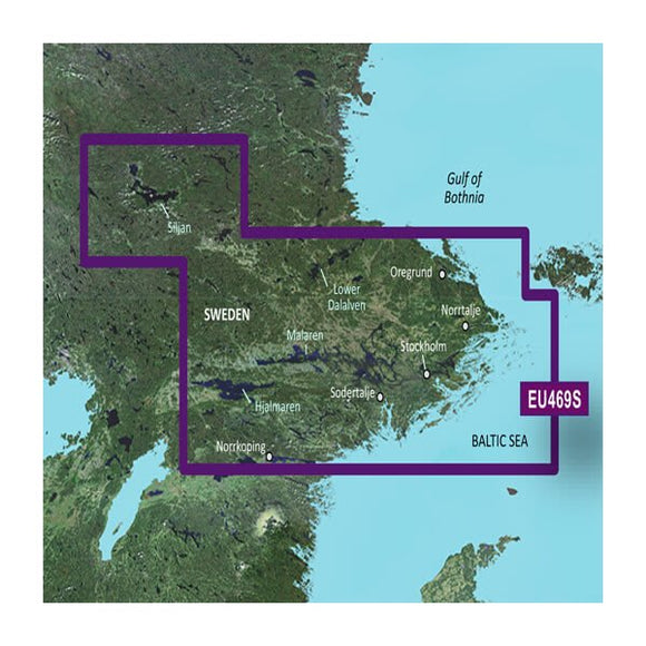 Garmin microSD/SD card: VEU469S-Stockholm and Malaren