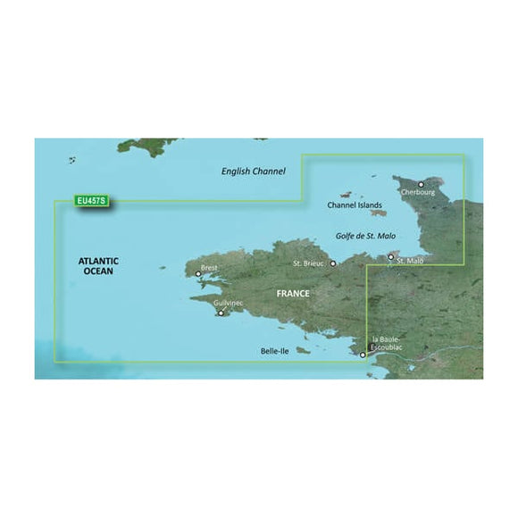 Garmin microSD/SD card: VEU457S-Bretagne