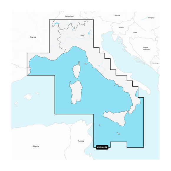 Garmin Mediterranean Sea. Central & West - Marine Charts