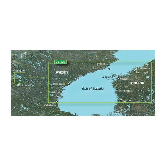 Garmin microSD/SD card: VEU472S - Gulf of Bothnia. Center