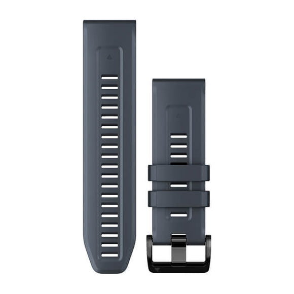 Garmin QuickFit 26 Watch Bands. Granite Blue Silicone