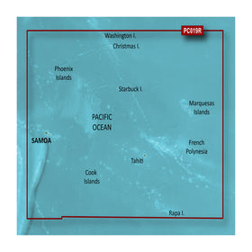 Garmin microSD/SD card: VPC019R-Polynesia