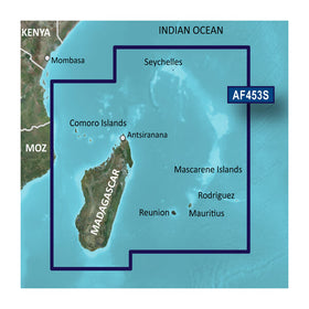 Garmin microSD/SD card: VAF453S-Mascarene Plateau & Madagascar
