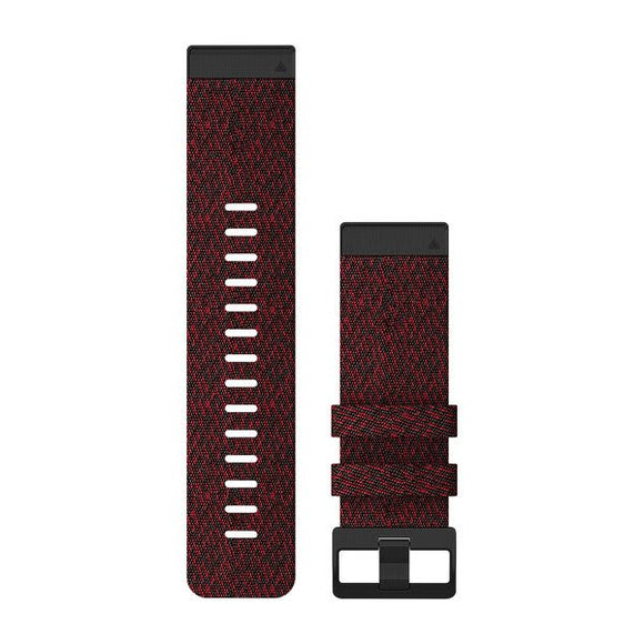 Garmin QuickFit 26 Watch Bands. Heathered Red Nylon