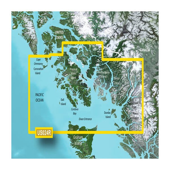 Garmin microSD/SD card: VUS024R-Wrangell-Dixon Entrance