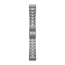 Garmin QuickFit 26 Watch Bands. Vented Titanium Bracelet-1