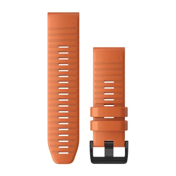 Garmin QuickFit 26 Watch Bands. Ember Orange Silicone