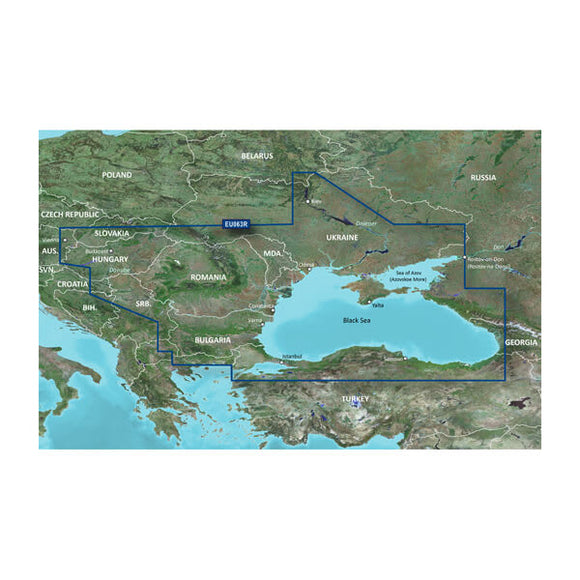 Garmin microSD/SD card: VEU063R-Black Sea & Azov Sea
