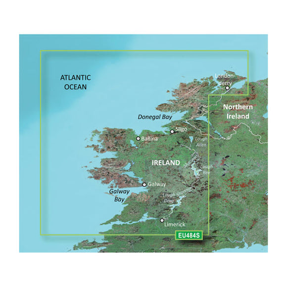 Garmin microSD/SD card: VEU484S-Ireland North-West