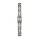 Garmin QuickFit 22 Watch Bands. Vented Titanium Bracelet-1