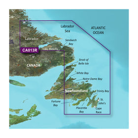 Garmin microSD/SD card: VCA013R-Labrador Coast