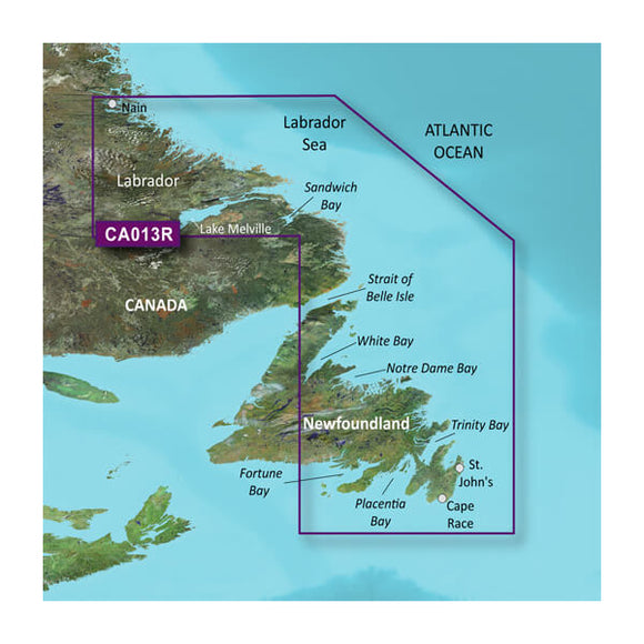 Garmin microSD/SD card: VCA013R-Labrador Coast