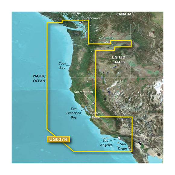 Garmin microSD/SD card: VUS037R - Vancouver-San Diego