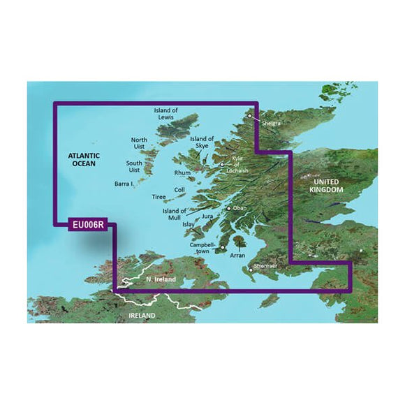 Garmin microSD/SD card: HXEU006R - Scotland. West Coast