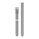 Garmin QuickFit 22 Watch Bands. Powder Gray Silicone (3-piece Dive Set)-1