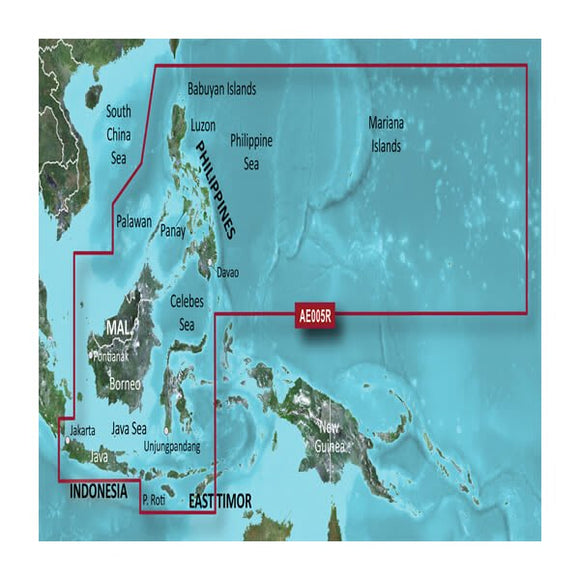 Garmin microSD/SD card: HXAE005R - Philippines-Java-Mariana Islands