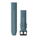 Garmin QuickFit 22 Watch Bands. Lakeside Blue Silicone-1