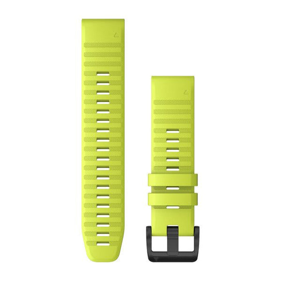 Garmin QuickFit 22 Watch Bands. Amp Yellow Silicone