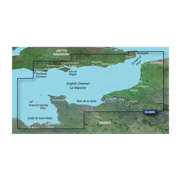 Garmin microSD/SD card: VEU456S-English Channel. Central-East