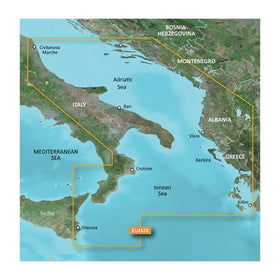 Garmin microSD/SD card: VEU453S-Adriatic Sea. South Coast