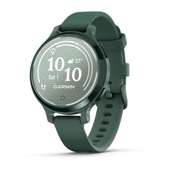 Garmin Lily 2 Active. Jasper Green with Jasper Green Silicone Band