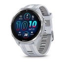 Garmin Forerunner 965. Titanium Bezel with Whitestone Case and Whitestone/Powder-1
