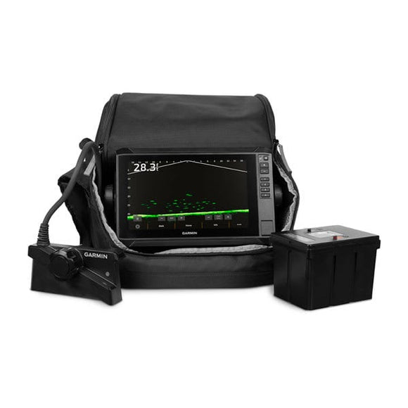 Garmin LiveScope Plus Lithium-ion Ice Fishing Bundle. Includes ECHOMAP UHD2 93sv