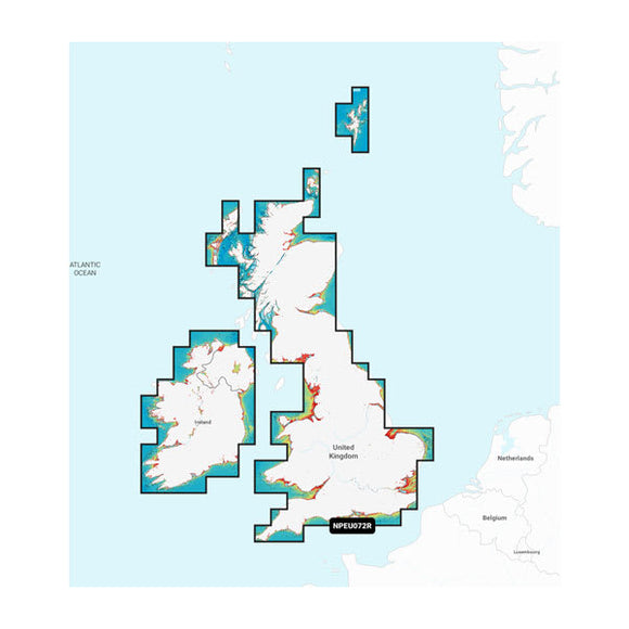 Garmin U.K. & Ireland Lakes & Rivers - Inland Marine Charts