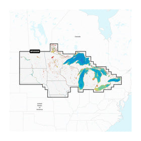 Garmin U.S. North & Great Lakes - Lakes. Rivers and Coastal Marine Charts