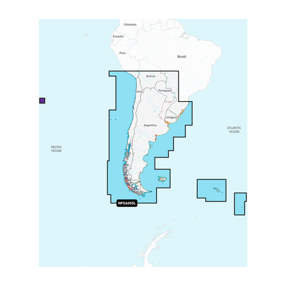 Garmin Chile. Argentina & Easter Island - Marine Charts