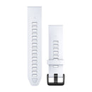 Garmin QuickFit 20 Watch Bands. Whitestone Silicone-1
