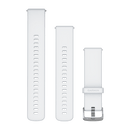 Garmin Quick Release Bands (22 mm). Whitestone with Silver Hardware-1