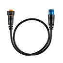 Garmin 8-pin Transducer to 12-pin Sounder Adapter Cable with XID-1