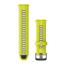 Garmin Forerunner Watch Bands (22 mm). Amp Yellow/Black with Slate Hardware-1