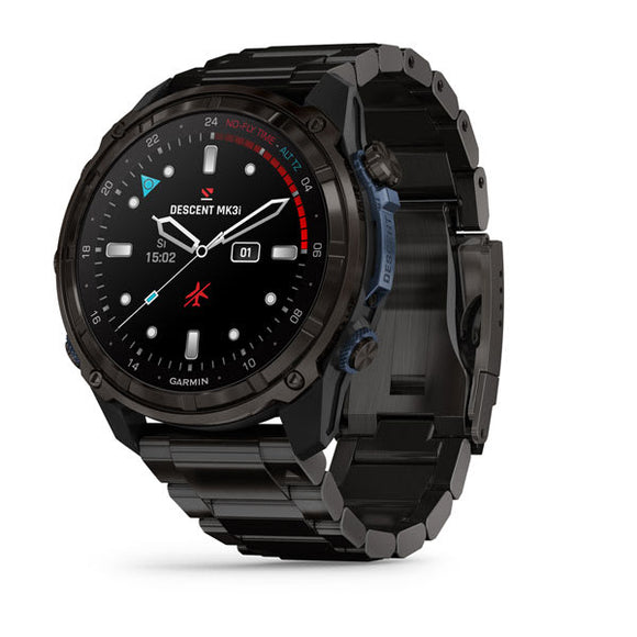 Garmin Descent Mk3i 51 mm. Carbon Gray DLC Titanium with DLC Titanium Band